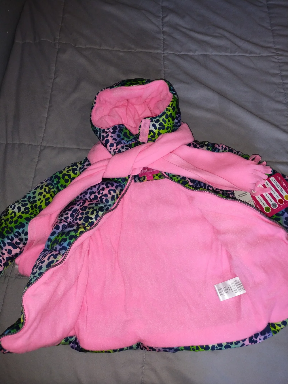 Pink Platinum vibrant neon